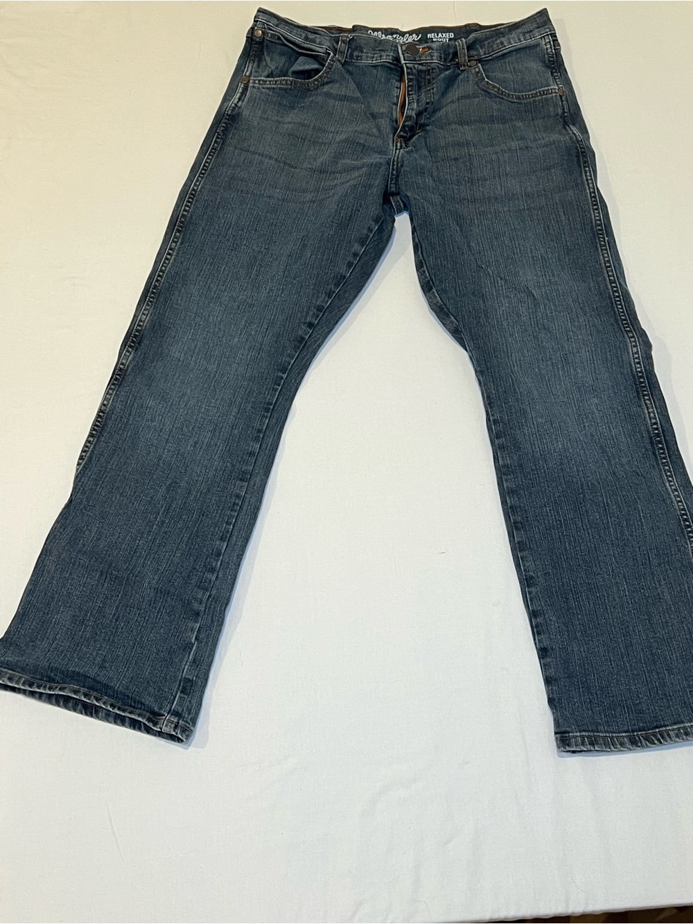 Wrangler Retro Relaxed Boot Jeans Men’s 34x32 Blue Denim Western Cowboy 20FR